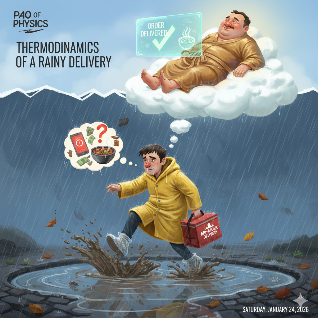 A Rainy Day Delivery Saga